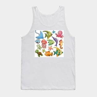 Sea Creatures Tank Top